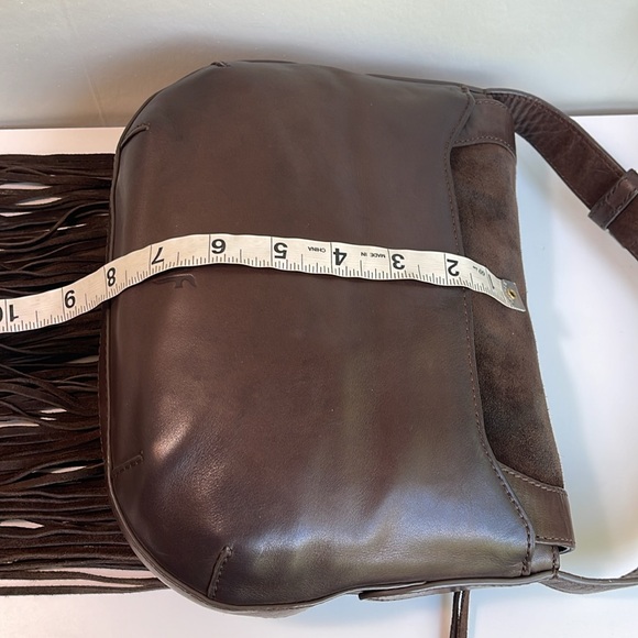 Frye Ray Fringe Saddle Bag - Picture 16 of 17